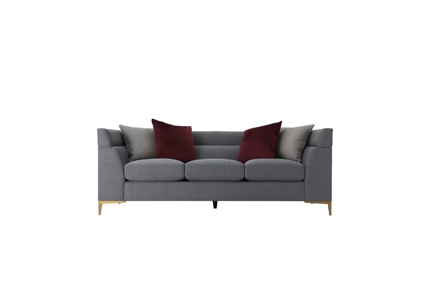 Диван Theodore Alexander Boystown Love Seat (Brushed Brass)
