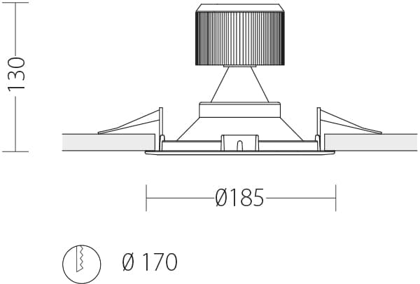 Встраиваемый светодиодный светильник Quattrobi ENERGIE Quattrobi