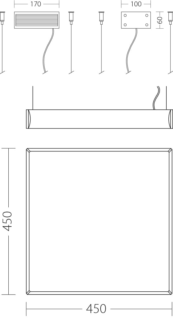 Подвесной светильник Quattrobi FORMA5 SOSPENSIONE Quattrobi
