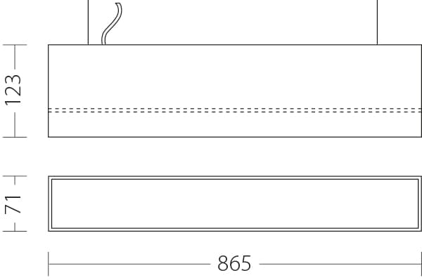 Подвесной светильник Quattrobi LINEADILUCE SOSPENSIONE Quattrobi
