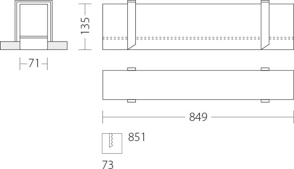 Встраиваемый светодиодный светильник Quattrobi LINEADILUCE Quattrobi