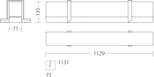 Встраиваемый светодиодный светильник Quattrobi LINEADILUCE Quattrobi
