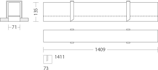 Встраиваемый светодиодный светильник Quattrobi LINEADILUCE Quattrobi