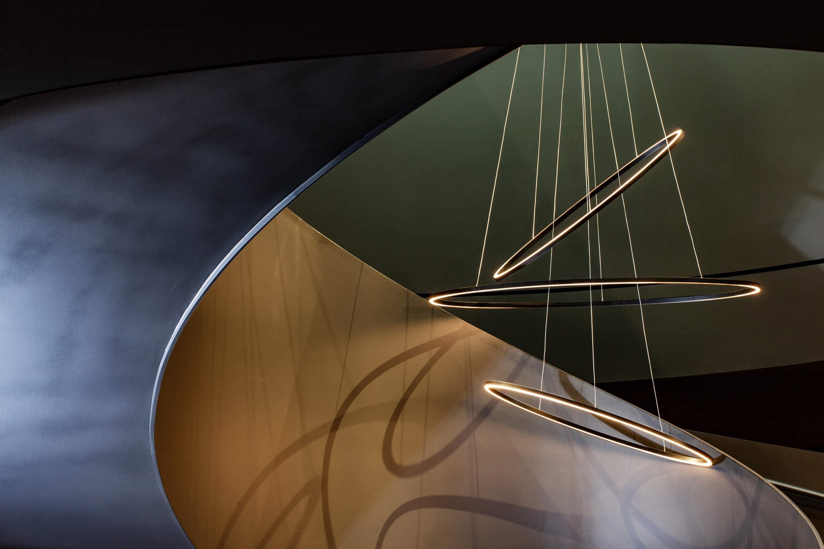 Подвесной светильник Nemo Ellisse pendant triple Nemo