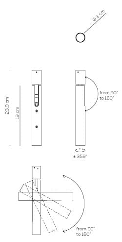 Настенно-потолочный светильник Axolight EGO Axo light