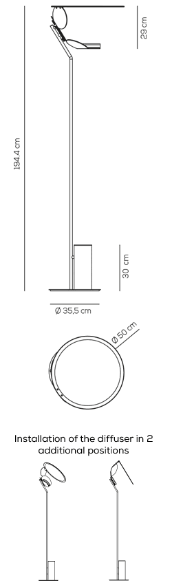 Напольный светильник Axolight CUT floor Axo light