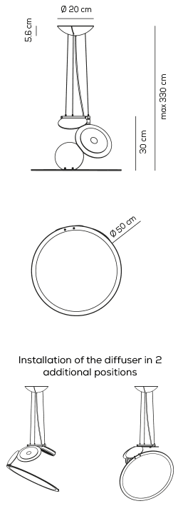 Подвесной светильник Axolight CUT suspended Axo light