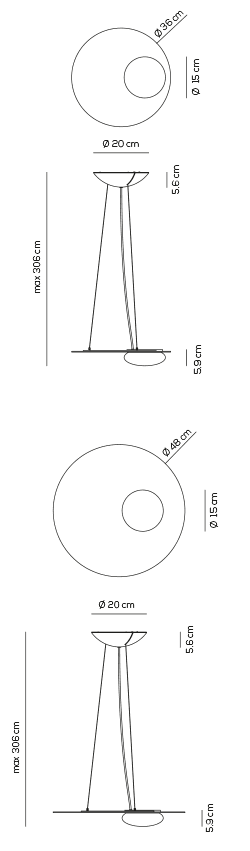 Подвесной светильник Axolight KWIC suspended Axo light