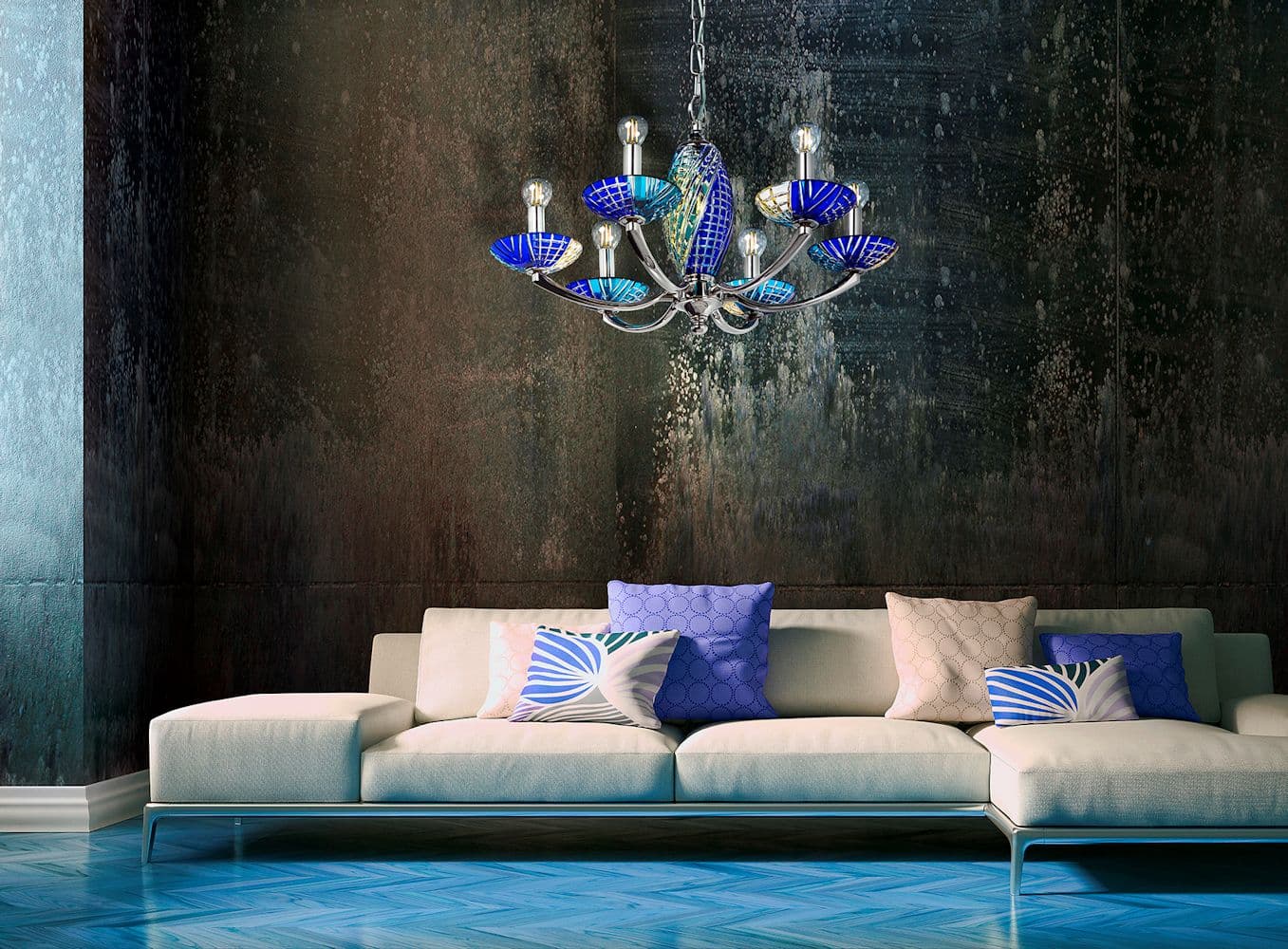 Люстра Possoni RAINBOW 185/6 Possoni