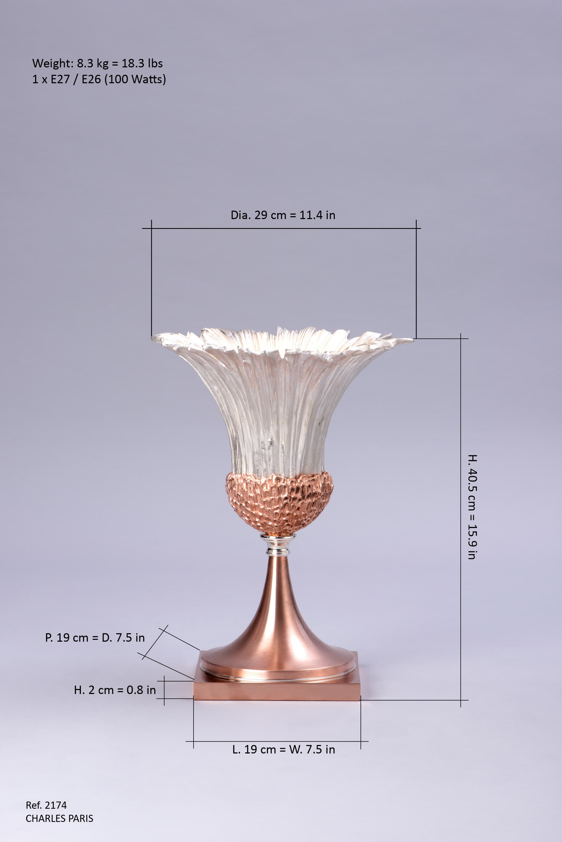 Настольная лампа Charles FLORENTINE Charles