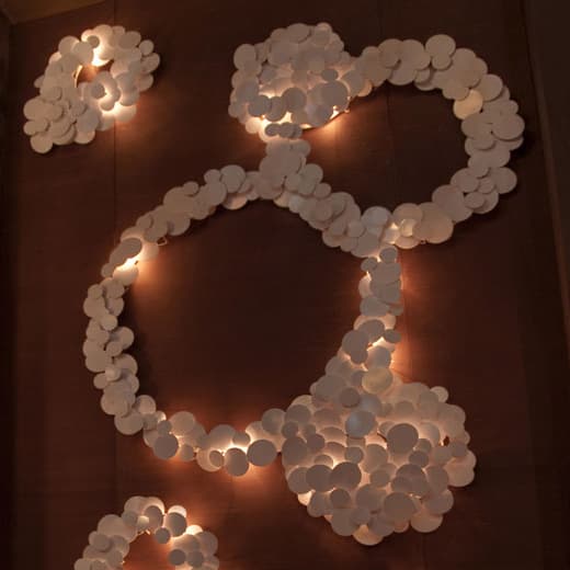 Настенный светильник Art et Floritude Lighting sculpture «la nébuleuse»