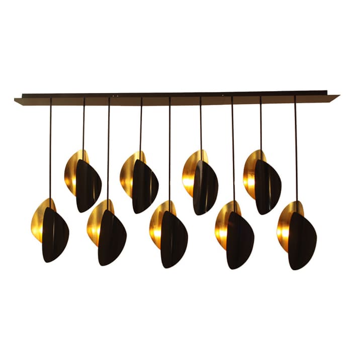 Подвесной светильник Art et Floritude Light fixture double galet