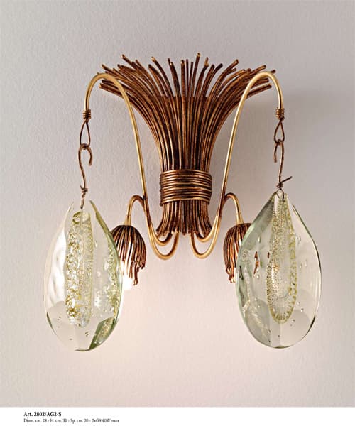 Настенный светильник Stillux Stone 2802/AG2-S