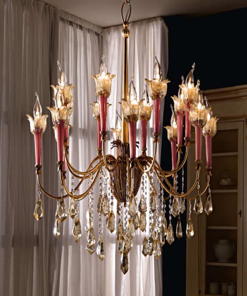 Люстра Stillux Lumen 3403/8+8-PO-A