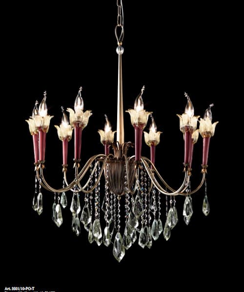 Люстра Stillux Lumen 3501/10-PO-T