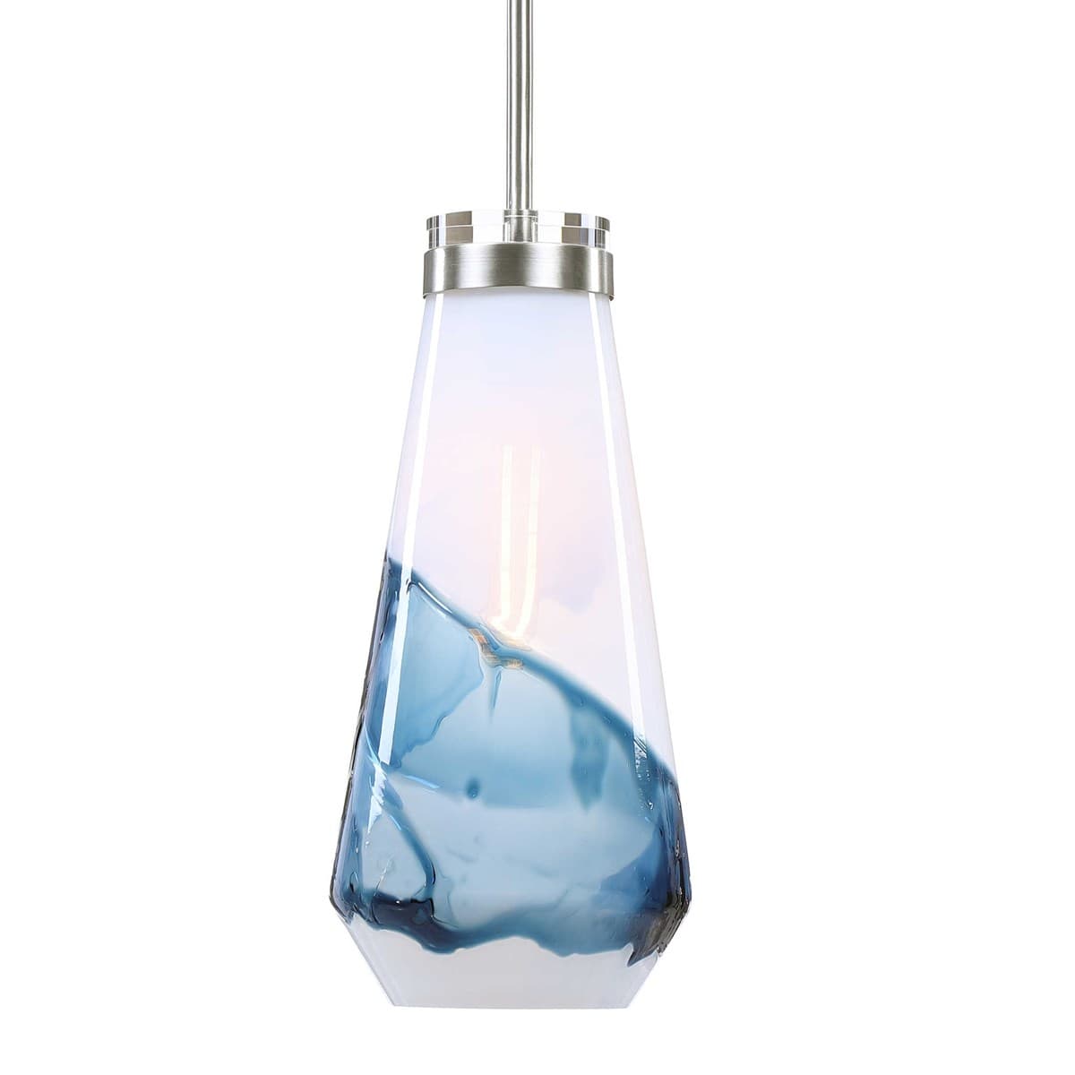 Подвесной светильник UTTERMOST Windswept Blue & White, 1 Lt Mini Pendant UTTERMOST
