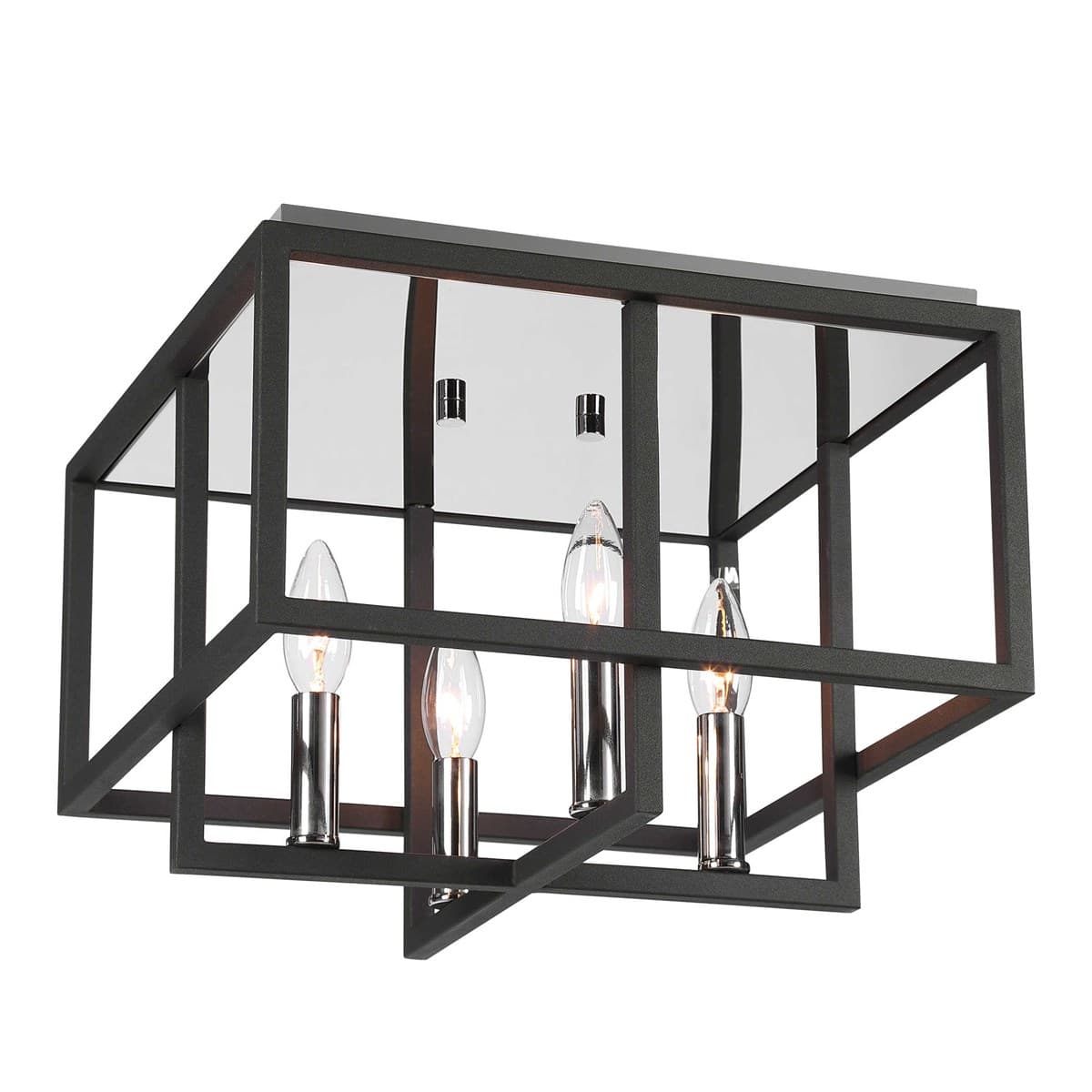 Потолочный светильник UTTERMOST Quadrangle, 4 Lt Flush Mount UTTERMOST