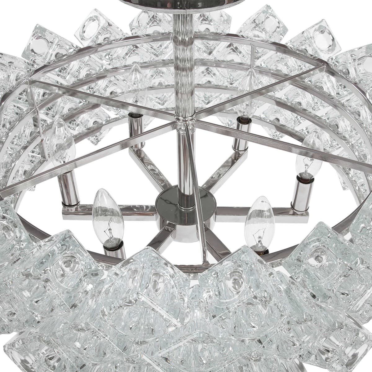 Люстра UTTERMOST On the Rocks, 6 Lt Semi Flush UTTERMOST