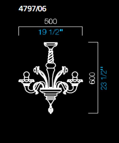 Люстра Barovier&Toso 4797/06