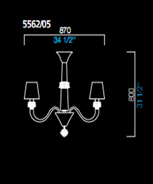Люстра Barovier&Toso 5562/05 Barovier&Toso