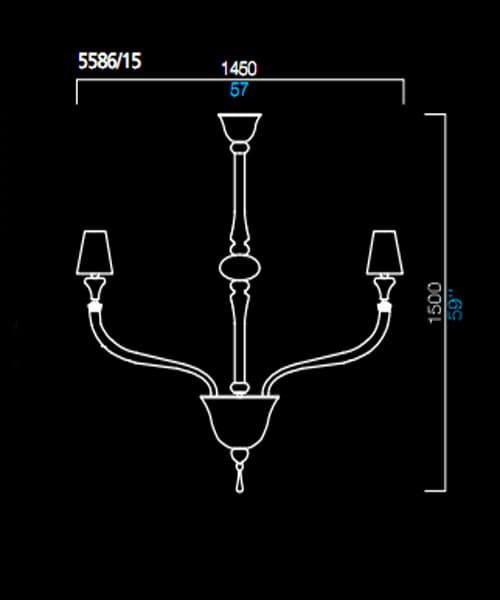 Люстра Barovier&Toso 5586/15 Barovier&Toso