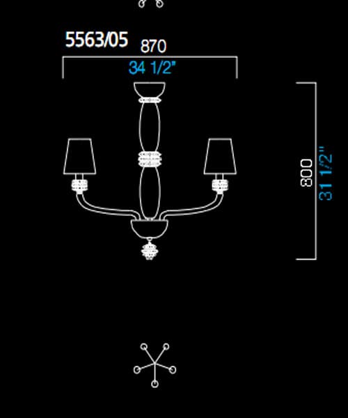 Люстра Barovier&Toso 5563/05 Barovier&Toso