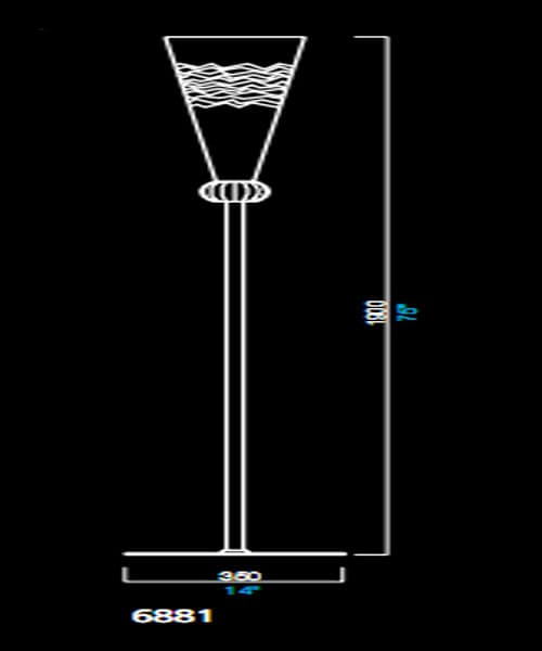 Напольный светильник Barovier&Toso 6881 Barovier&Toso