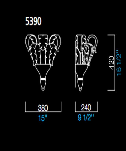 Настенный светильник Barovier&Toso 5390 Barovier&Toso