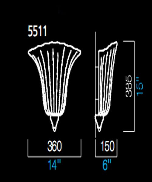 Настенный светильник Barovier&Toso 5511 Barovier&Toso