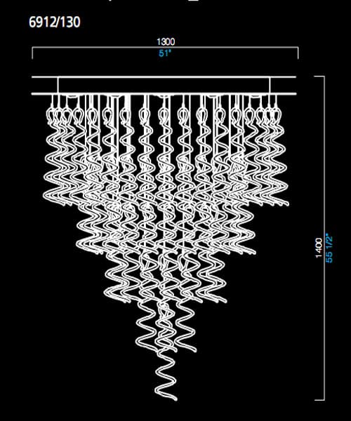 Потолочный светильник Barovier&Toso 6912/130 Barovier&Toso