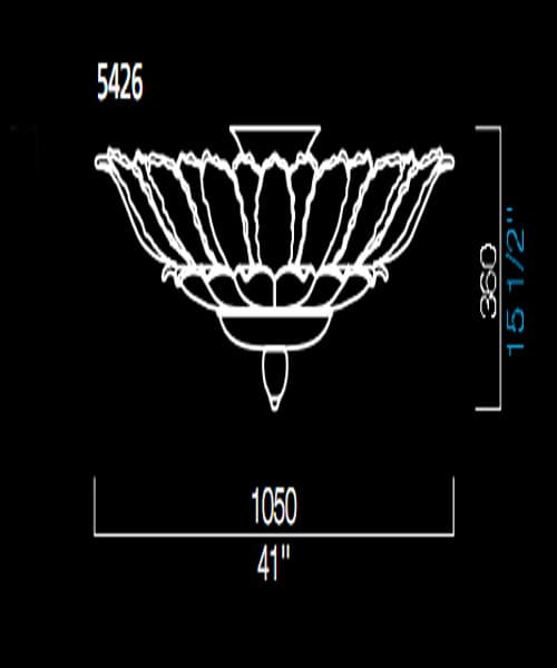 Потолочный светильник Barovier&Toso 5426 Barovier&Toso