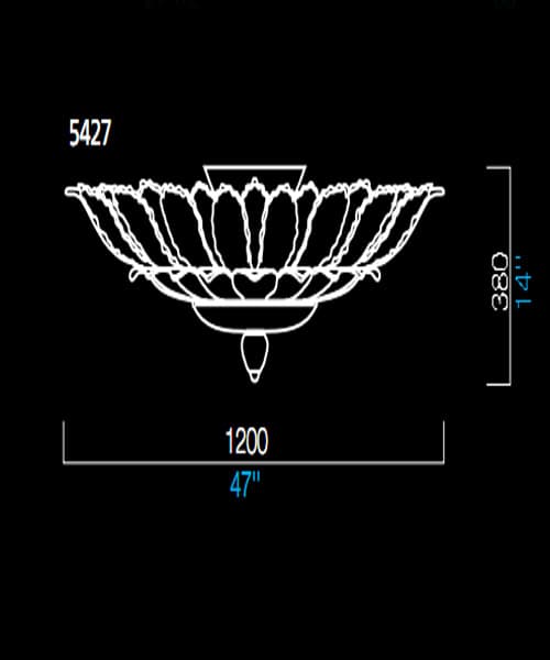 Потолочный светильник Barovier&Toso 5427 Barovier&Toso