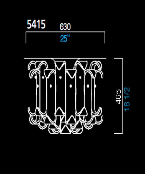 Потолочный светильник Barovier&Toso 5415 Barovier&Toso