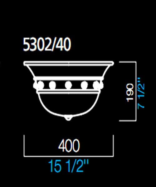Потолочный светильник Barovier&Toso 5302/40 Barovier&Toso