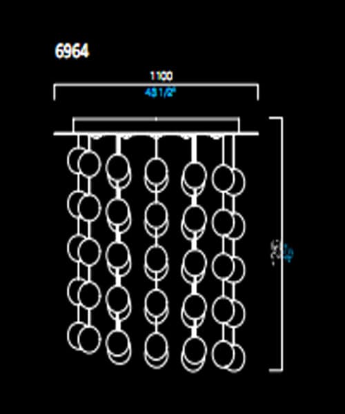 Потолочный светильник Barovier&Toso 6964 Barovier&Toso