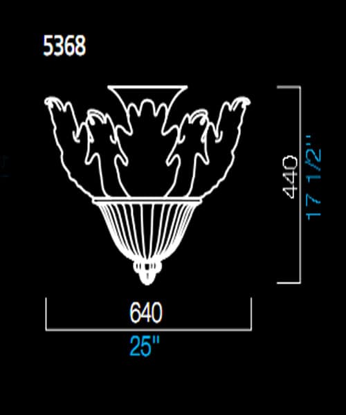 Потолочный светильник Barovier&Toso 5368 Barovier&Toso