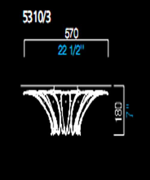 Потолочный светильник Barovier&Toso 5310/3 Barovier&Toso