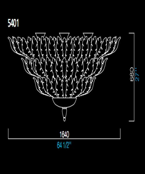 Потолочный светильник Barovier&Toso 5401 Barovier&Toso