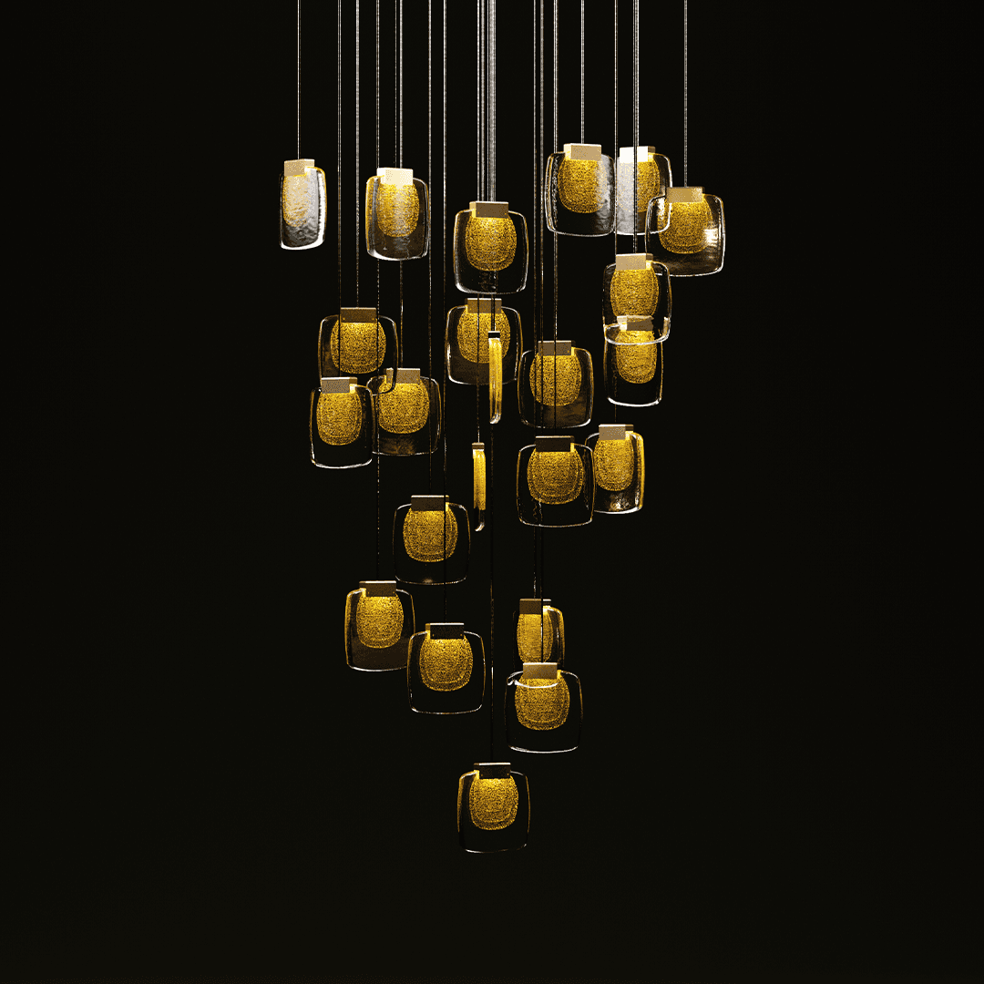 Подвесной светильник Paolo Castelli Golden Cloud