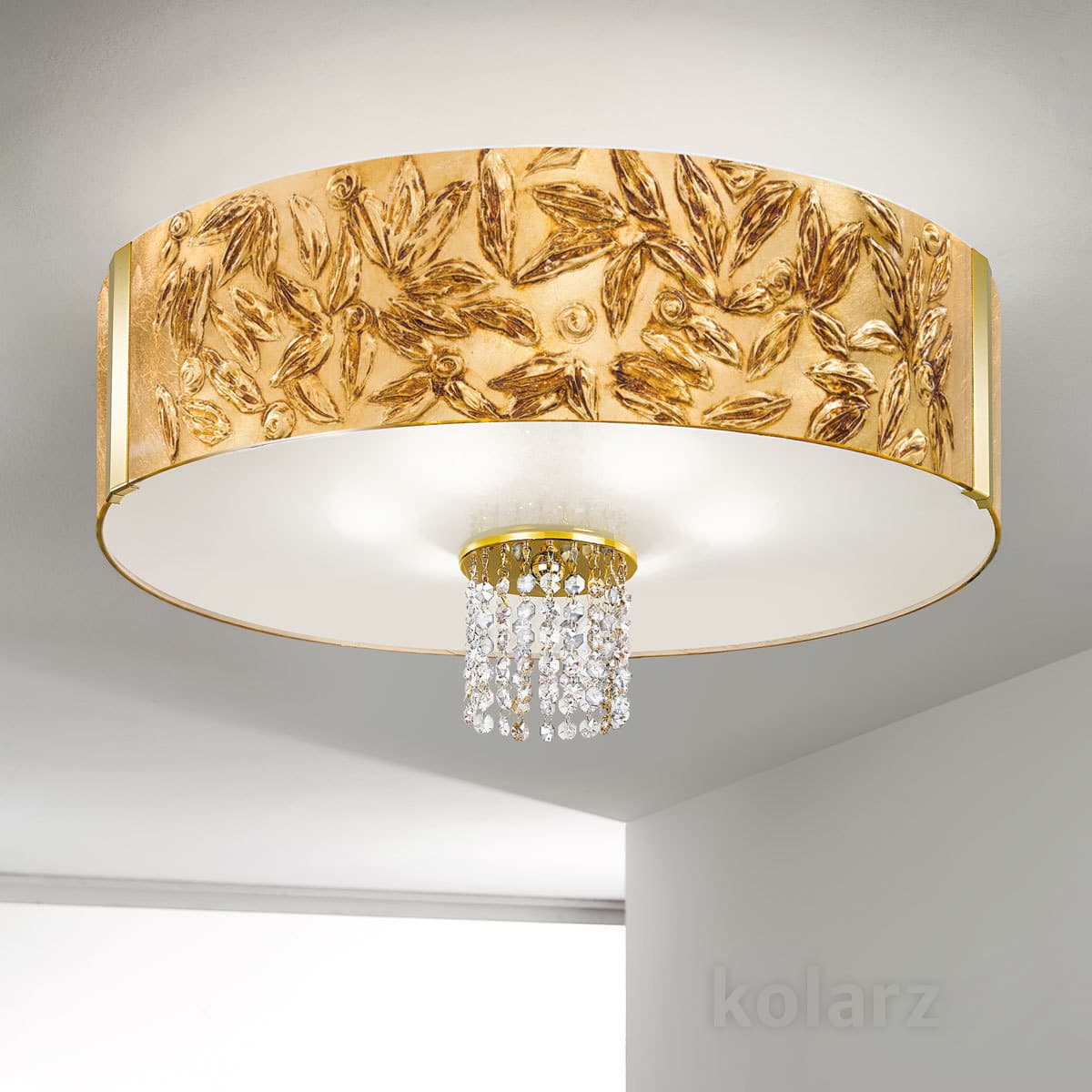 Потолочный светильник Kolarz EMOZIONE, Libertà Gold/Antique, Ø60 KOLARZ