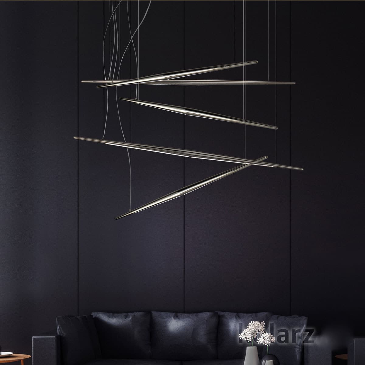 Подвесной светильник Kolarz SPADA Dark chrom 125 KOLARZ