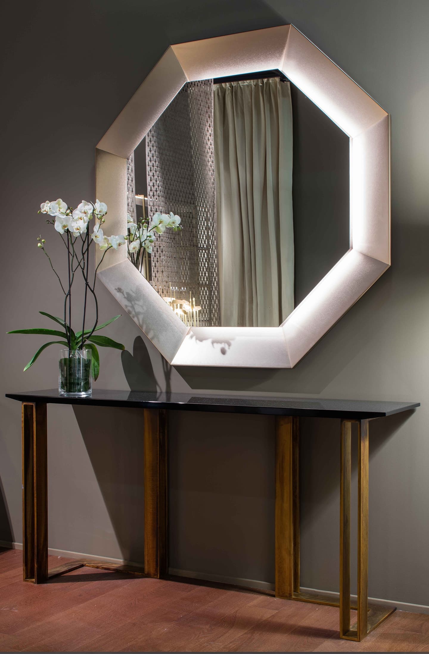 Консоль Paolo Castelli Black and Gold console