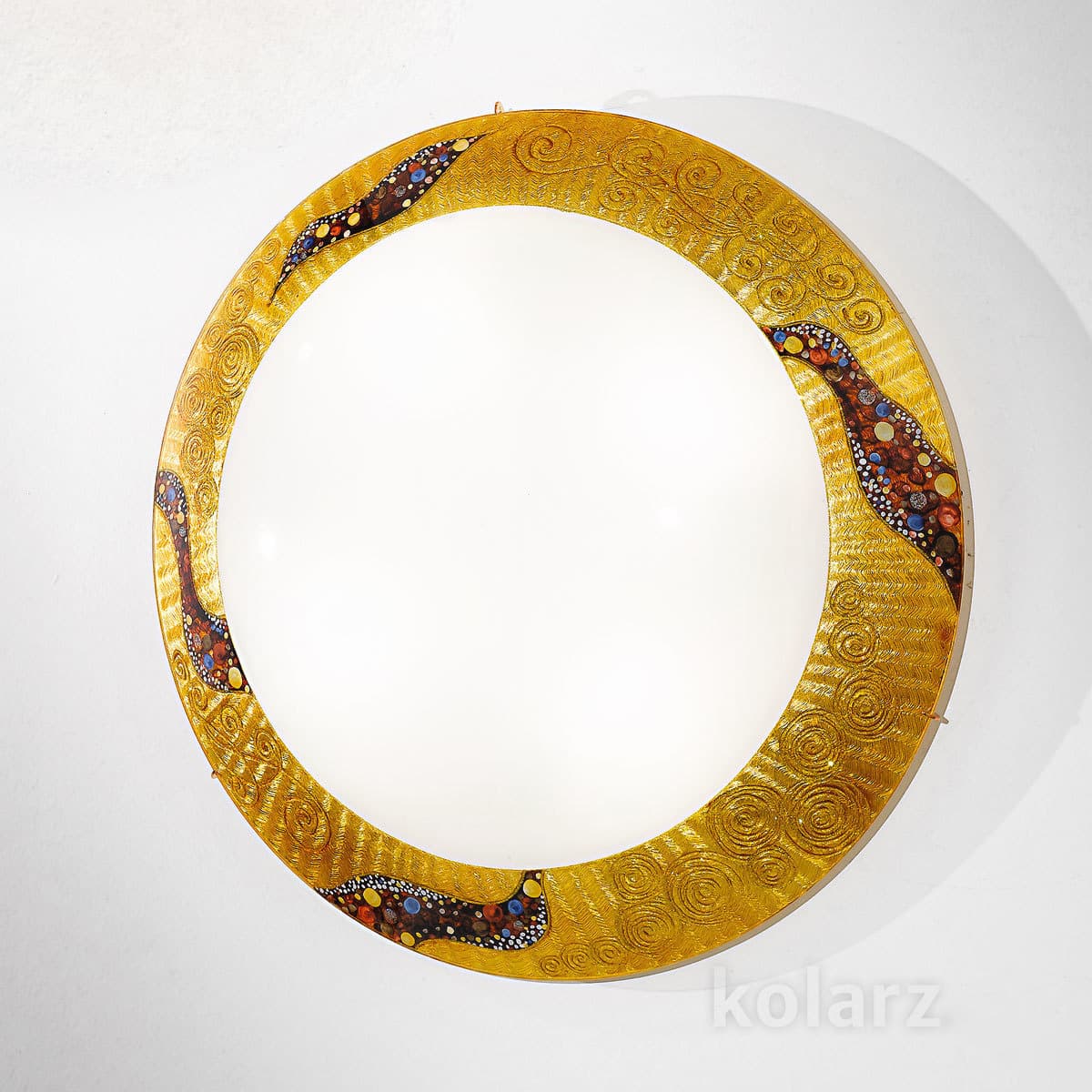 Настенно-потолочный светильник Kolarz SERENA, Kiss Silver, Ø50 KOLARZ