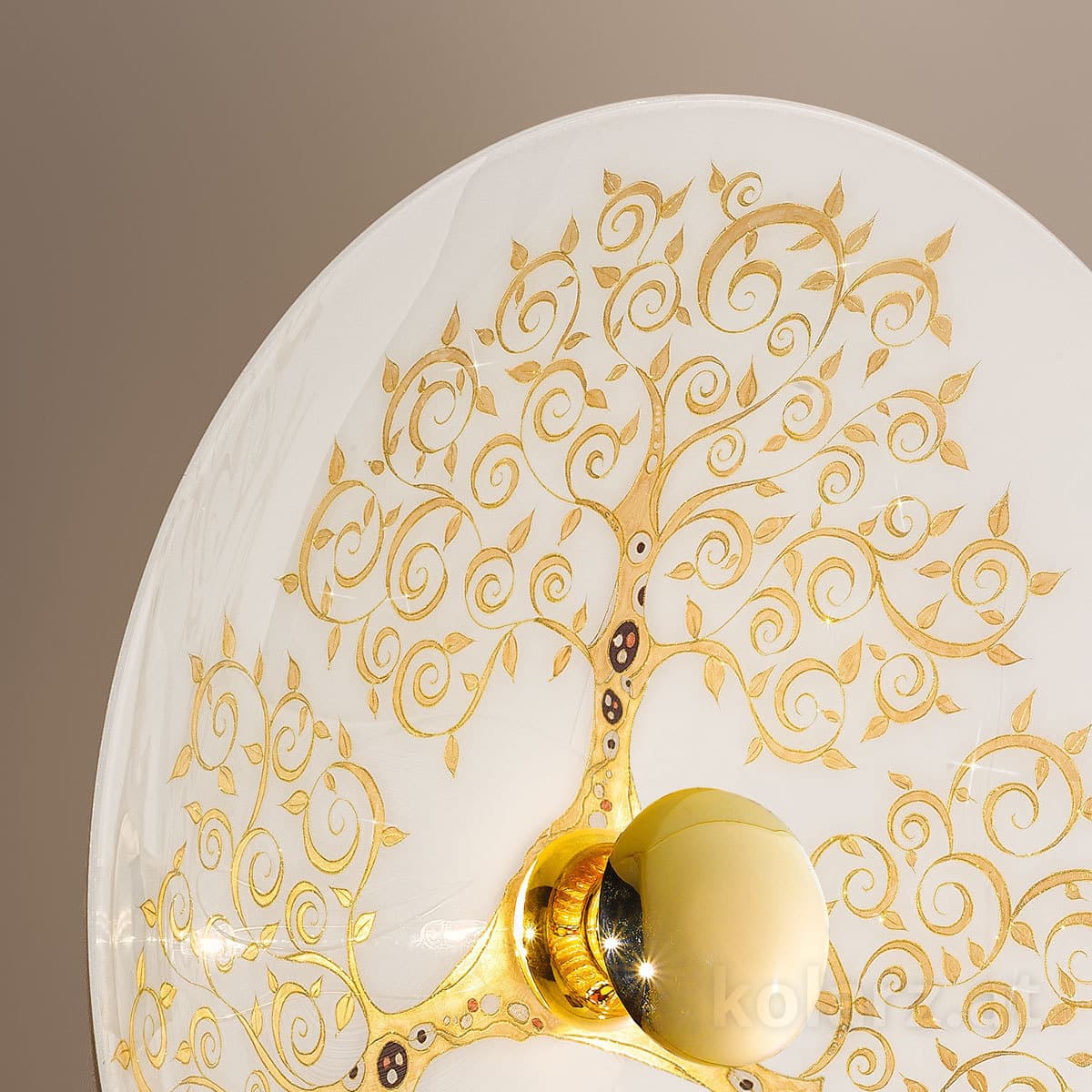 Настенный светильник Kolarz LUNA, Albero Gold, Ø89/20 KOLARZ