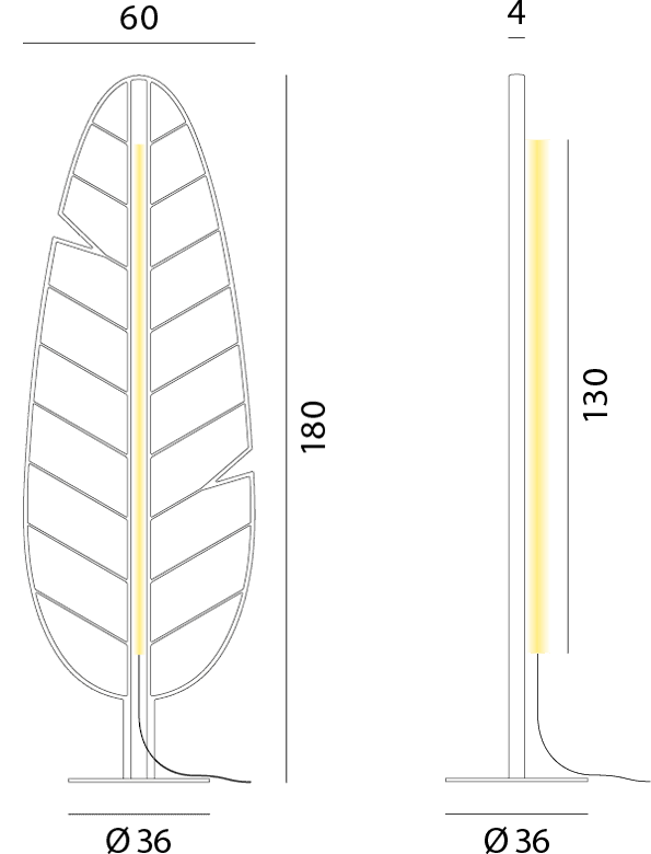 Напольный светильник Rotaliana Eden Collection 1 Rotaliana