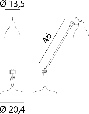 Настольный светильник Rotaliana Luxy Table Rotaliana