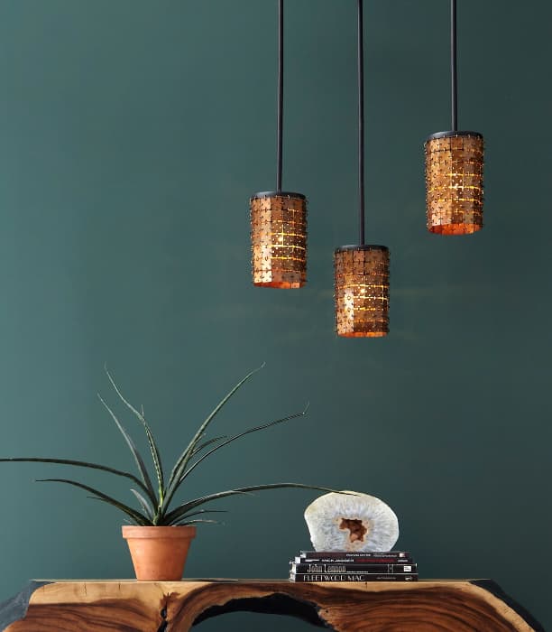 Подвесной светильник Philips Collection Armor Pendant Lamp Brass Phillips Collection