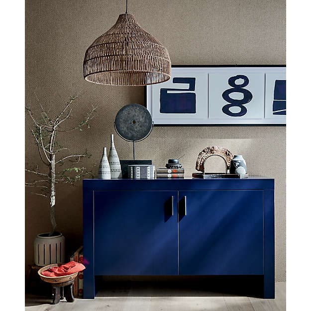 Подвесной светильник Crate and Barrel Cabo Large Woven Pendant Light Crate and Barrel