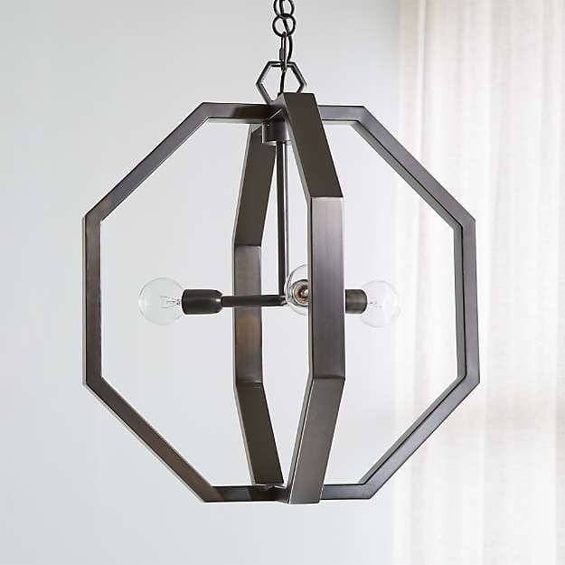 Люстра Crate and Barrel Cooper Dark Brass Chandelier Crate and Barrel