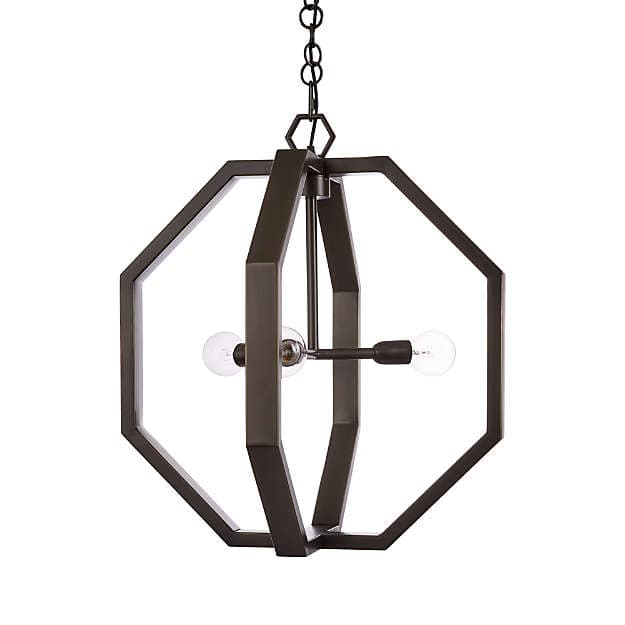 Люстра Crate and Barrel Cooper Dark Brass Chandelier Crate and Barrel